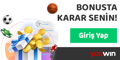hediye kutusu ve altınlar bulunan Bonus kampanyası görseli ve giriş yap butonu